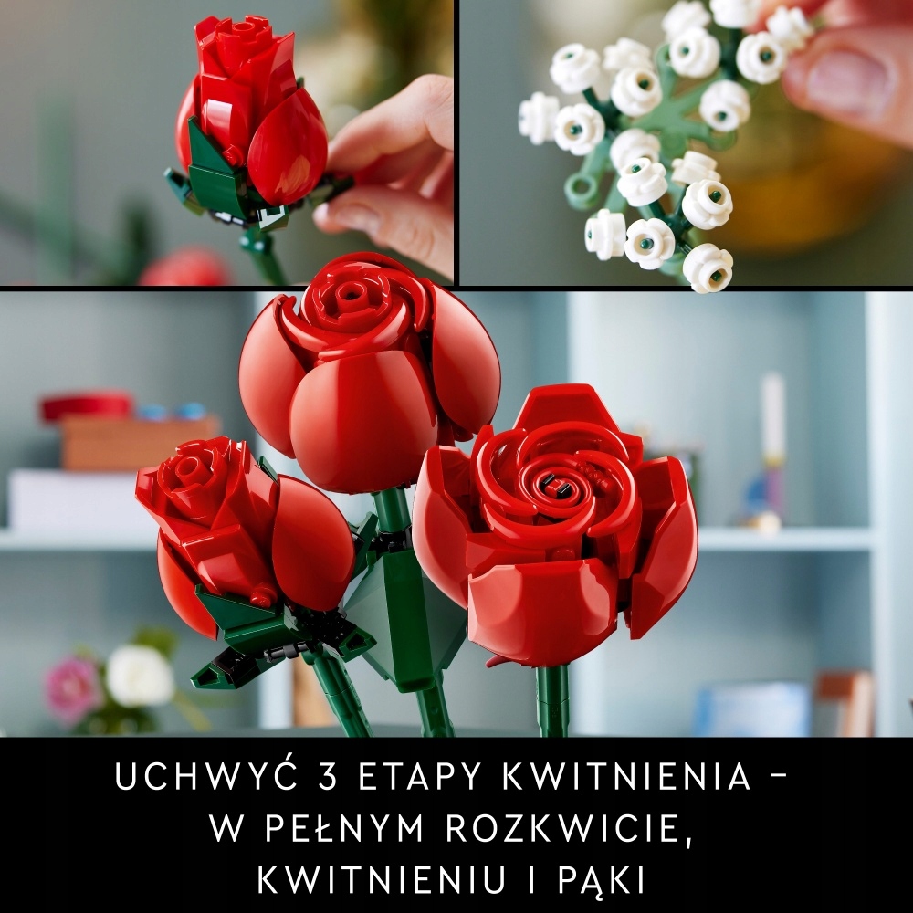 LEGO ICONS Bukiet róż 10328 Certyfikaty, opinie, atesty CE