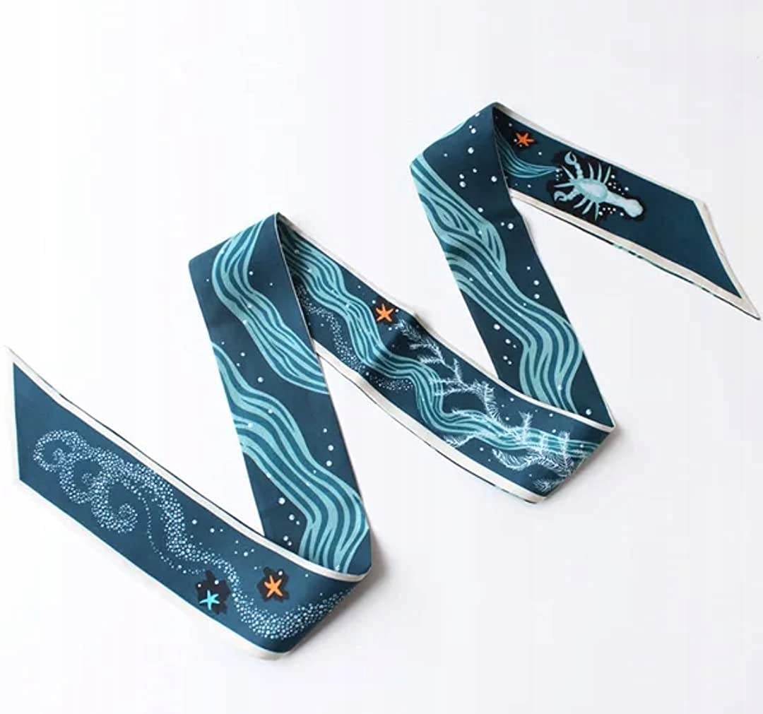 SZAL SZALIK JEDWAB APASZKA JEDWABNA 100% Płeć uniseks