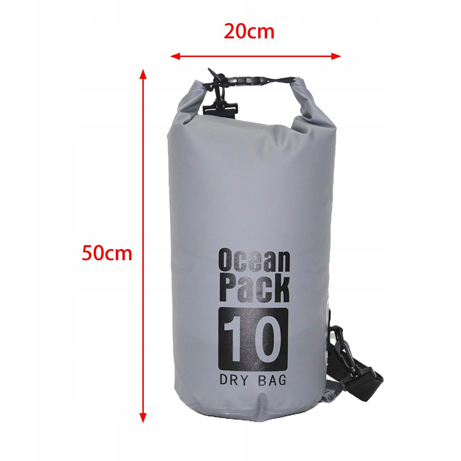 10L Waterproof Dry Bag Floating Storage Pack Water Pojemność 10 l