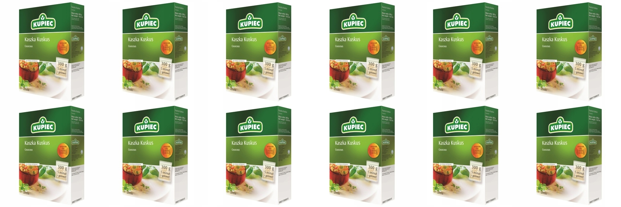 12x 300g Kupiec kaszka kuskus
