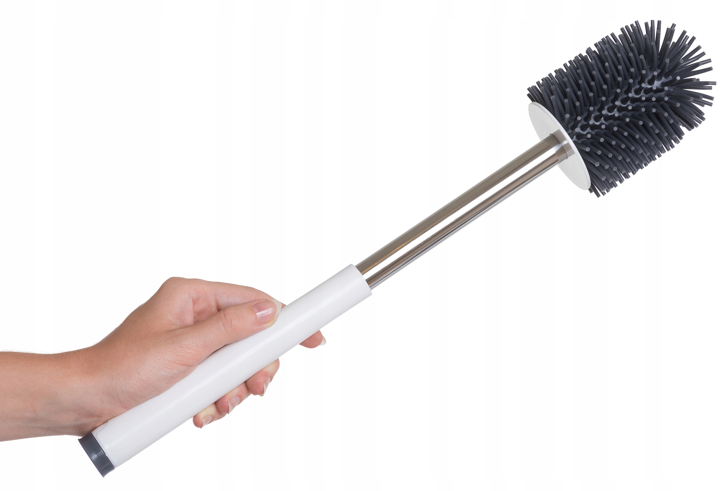 SILIKONOWA SZCZOTKA TOALETOWA DO TOALETY WC 2w1 Materiał tworzywo sztuczne