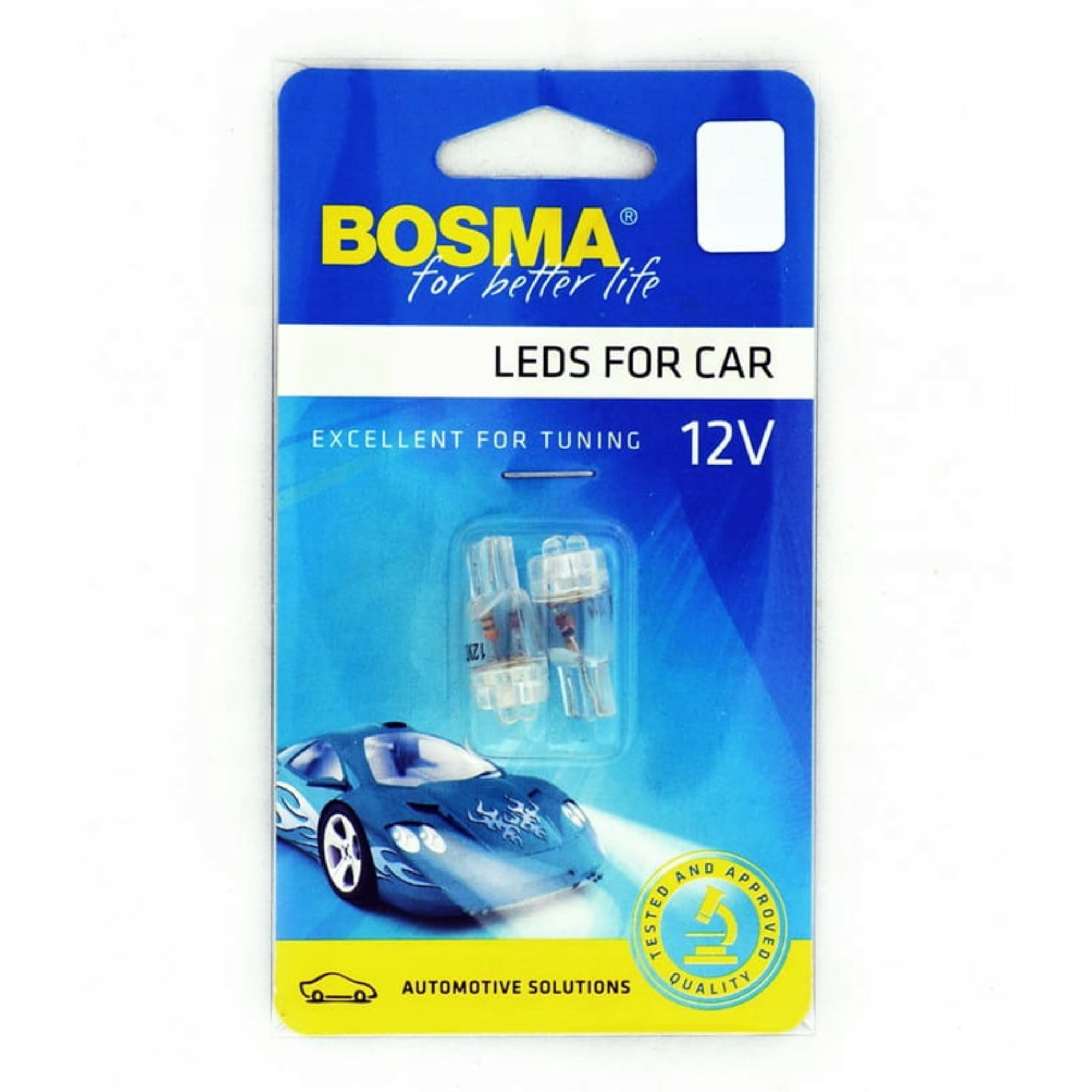 

Żarówka Bosma Led W5W 12V 3XLED T10 białe 2szt.