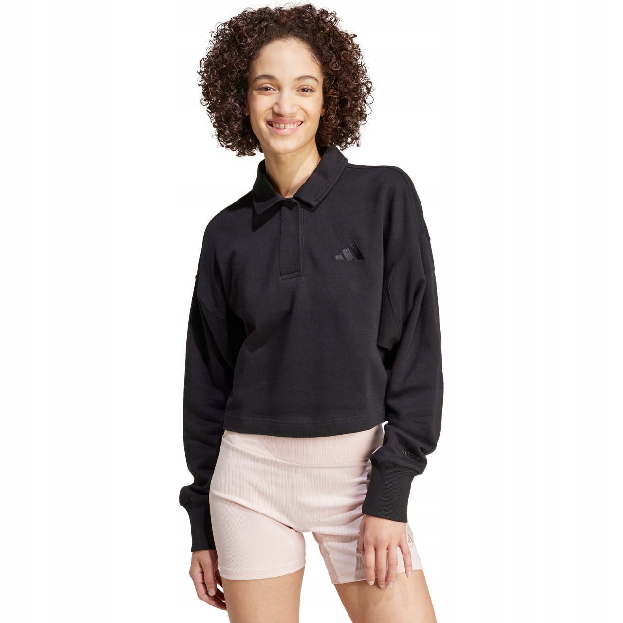 Mikina adidas All Szn French Terry Polo černá IX3806 M