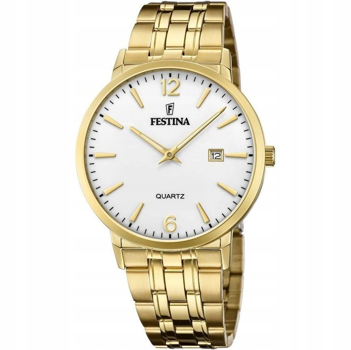 Zlaté hodinky Festina na náramku F20513/2