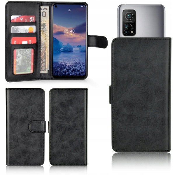 

Etui z klapką czarne do Oppo A52
