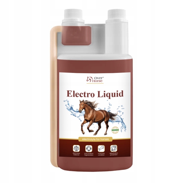Elektrolyty pro koně Over Horse Electro Horse 1 l Dárek šampon 50 ml