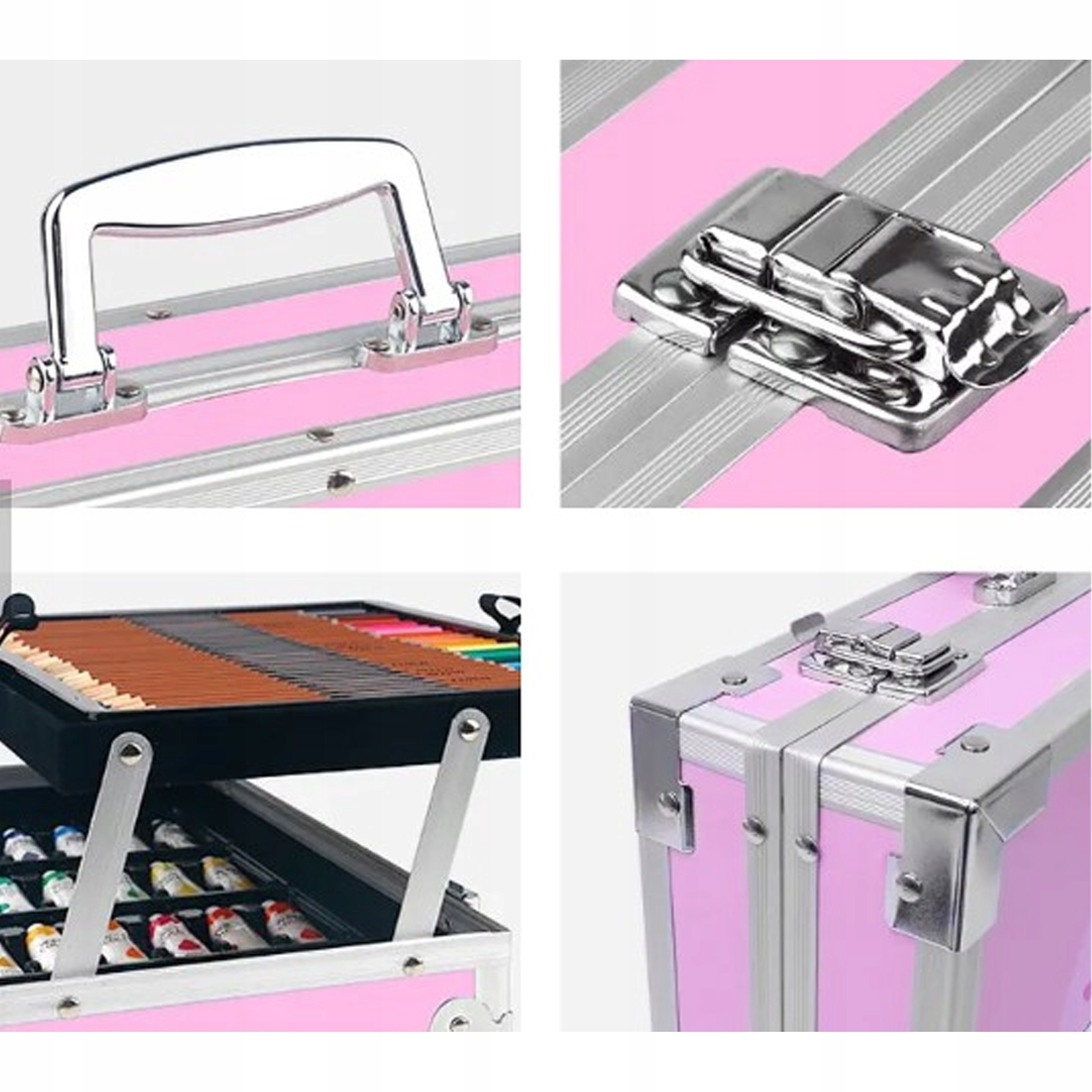 ZESTAW ARTYSTYCZNY DO MALOWANIA KUFEREK NIEBIESKI Waga produktu z opakowaniem jednostkowym 3 kg