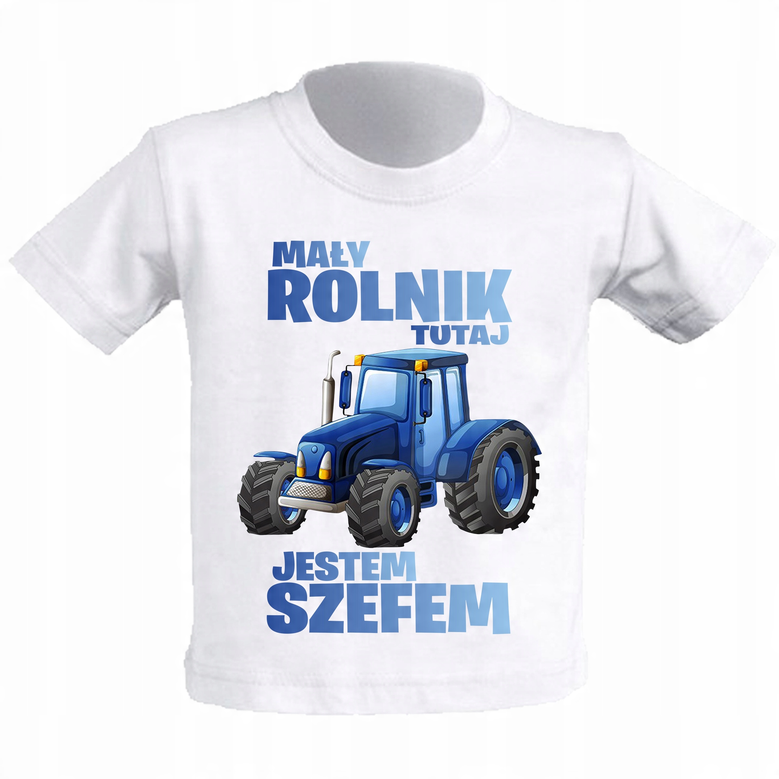 

Koszulka dziecinna Traktor Mały Rolnik Szef 3-4