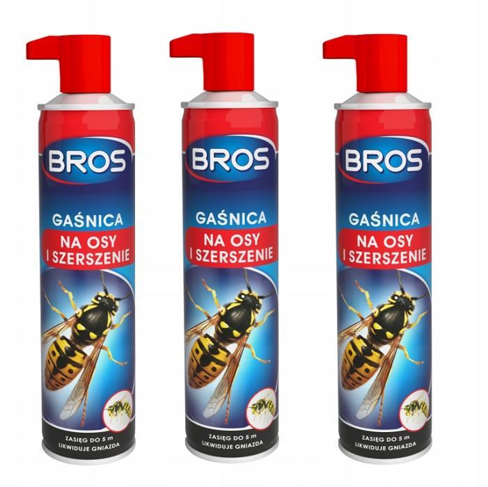 

Bros Gaśnica Na Osy I Szerszenie Spray 3x 600 ml
