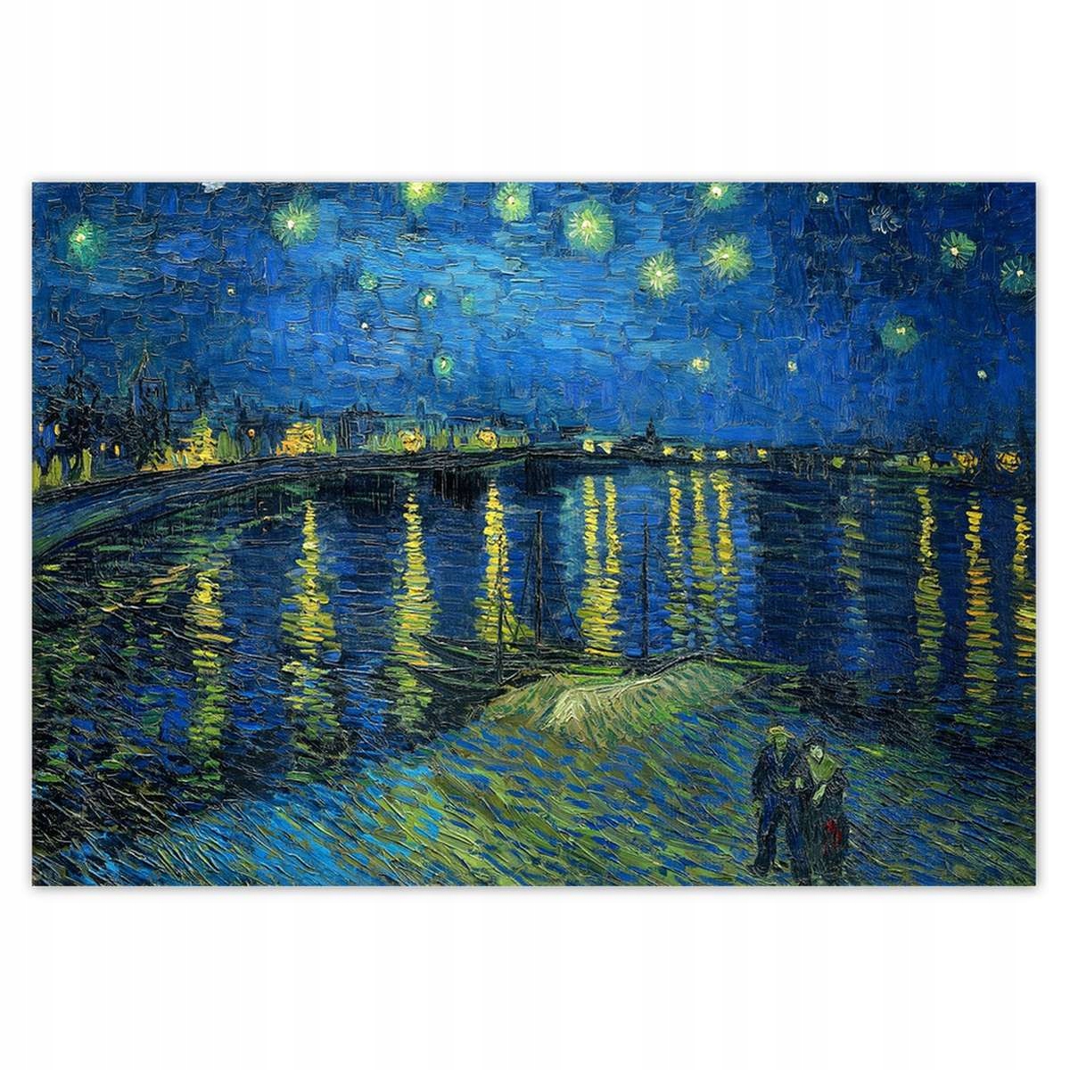 Fototapety 208x146 Hvězdná noc nad Rodanem
