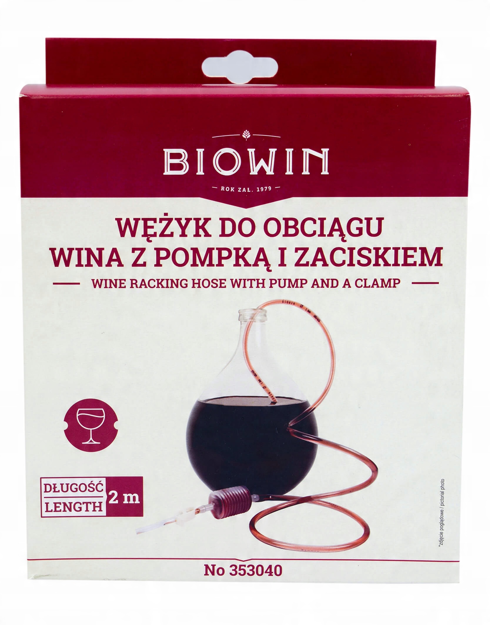 

Wężyk Do Obciągu Wina Z Zaciskiem I Pompką