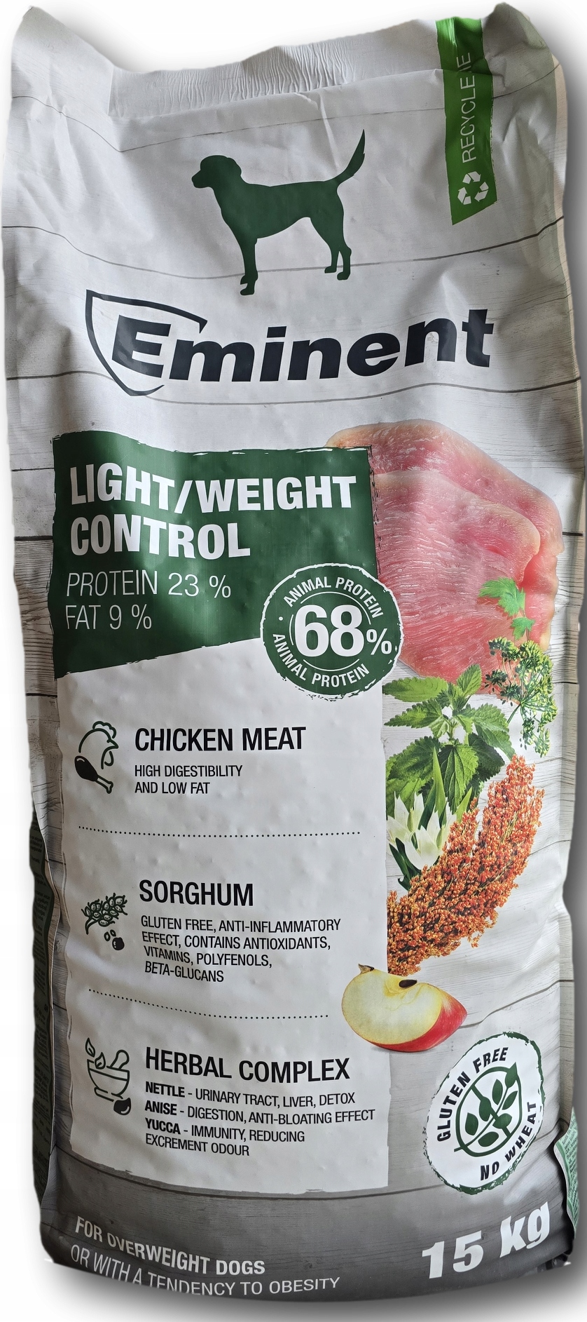 Levně Eminent Premium Light & Weight Control 23/9 15 kg pro psy, kontrola hmotnosti XXL