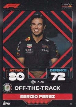 Turbo Attax 2022 18 Sergio Perez (Red Bull Racing)