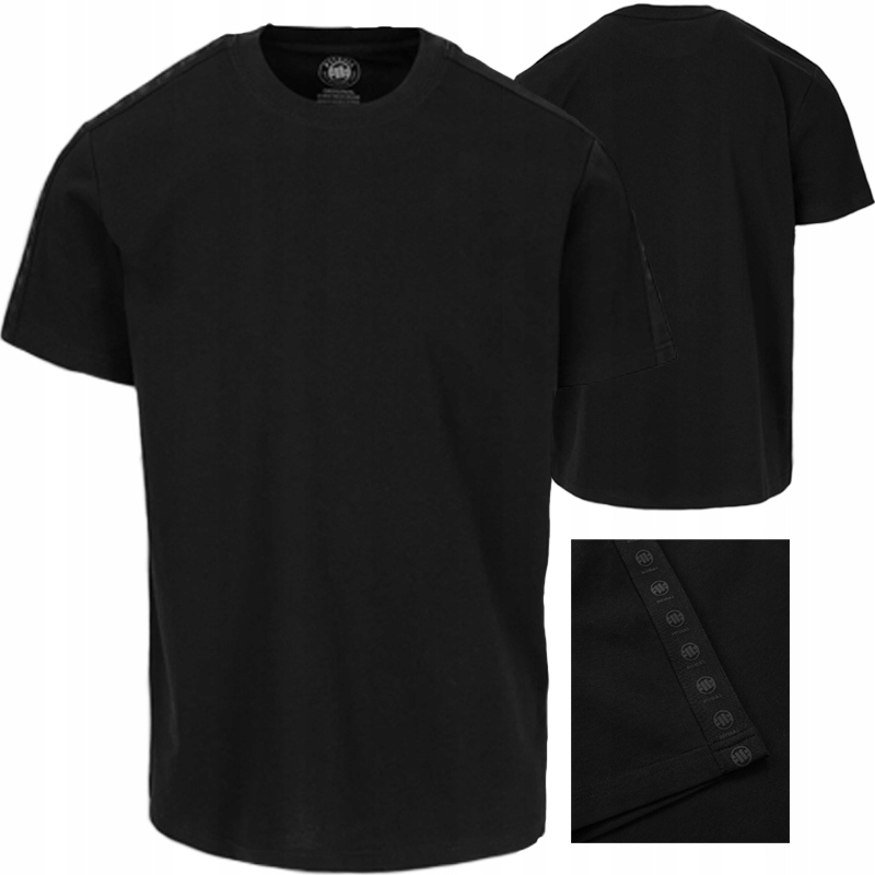 Pit Bull koszulka Tape Nugget black black lampas od Ari roz 3XL