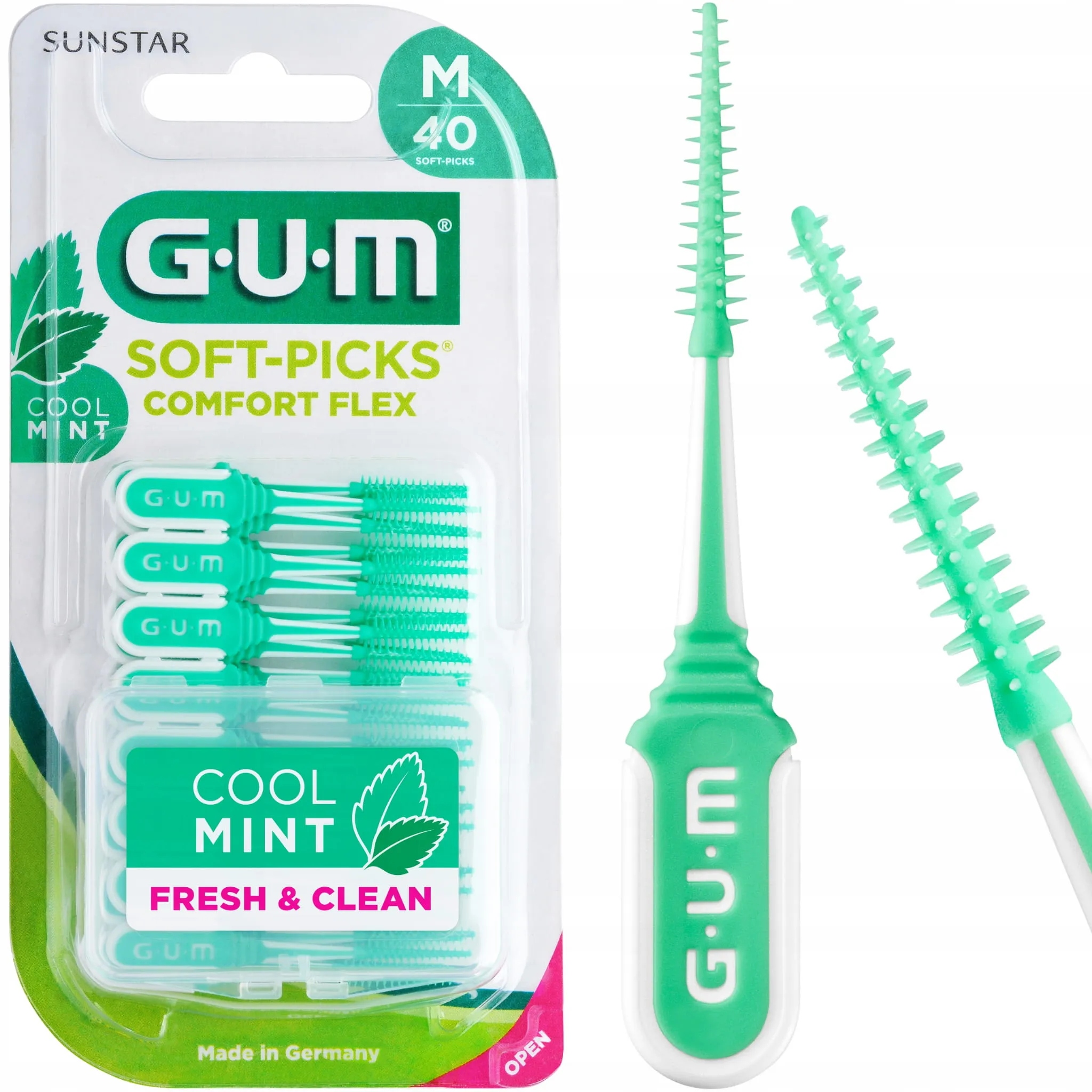 Czyściki międzyzębowe Gum Soft-Picks Comfort Flex M