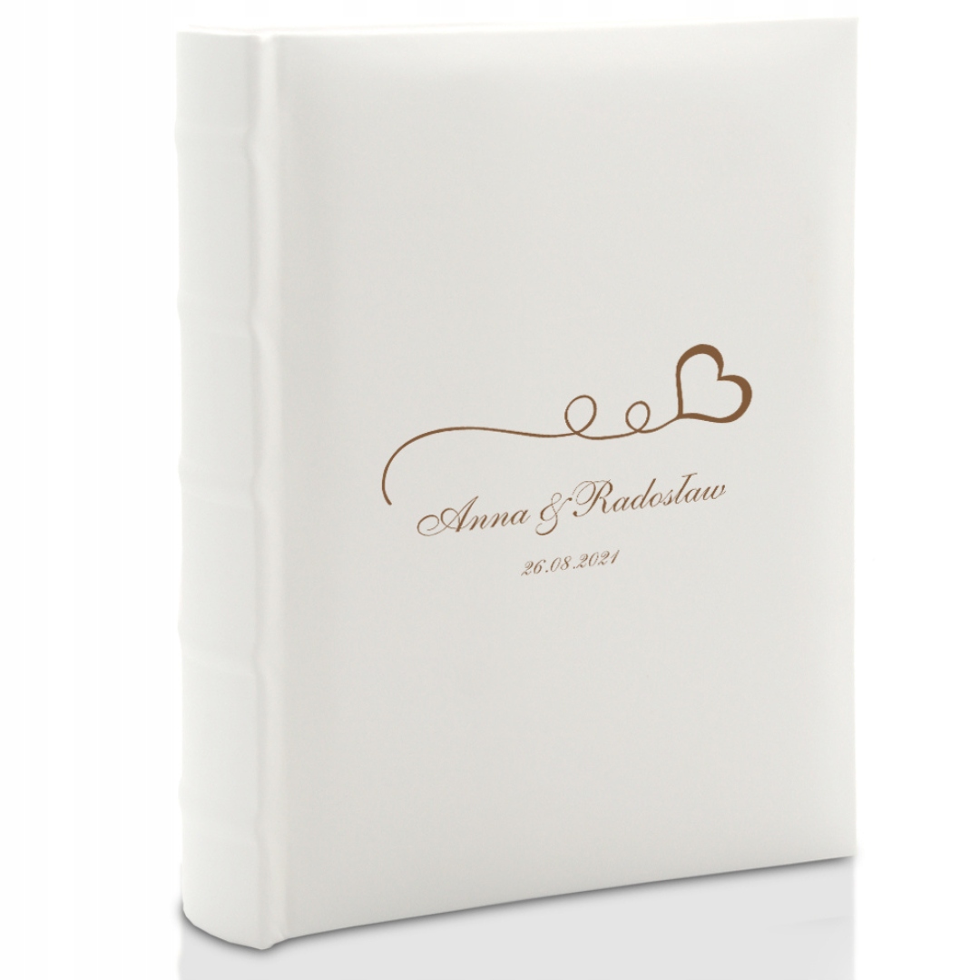 PERSONALIZOWANY ALBUM ŚLUBNY 50 ZDJĘĆ 13X18 WSUWAN