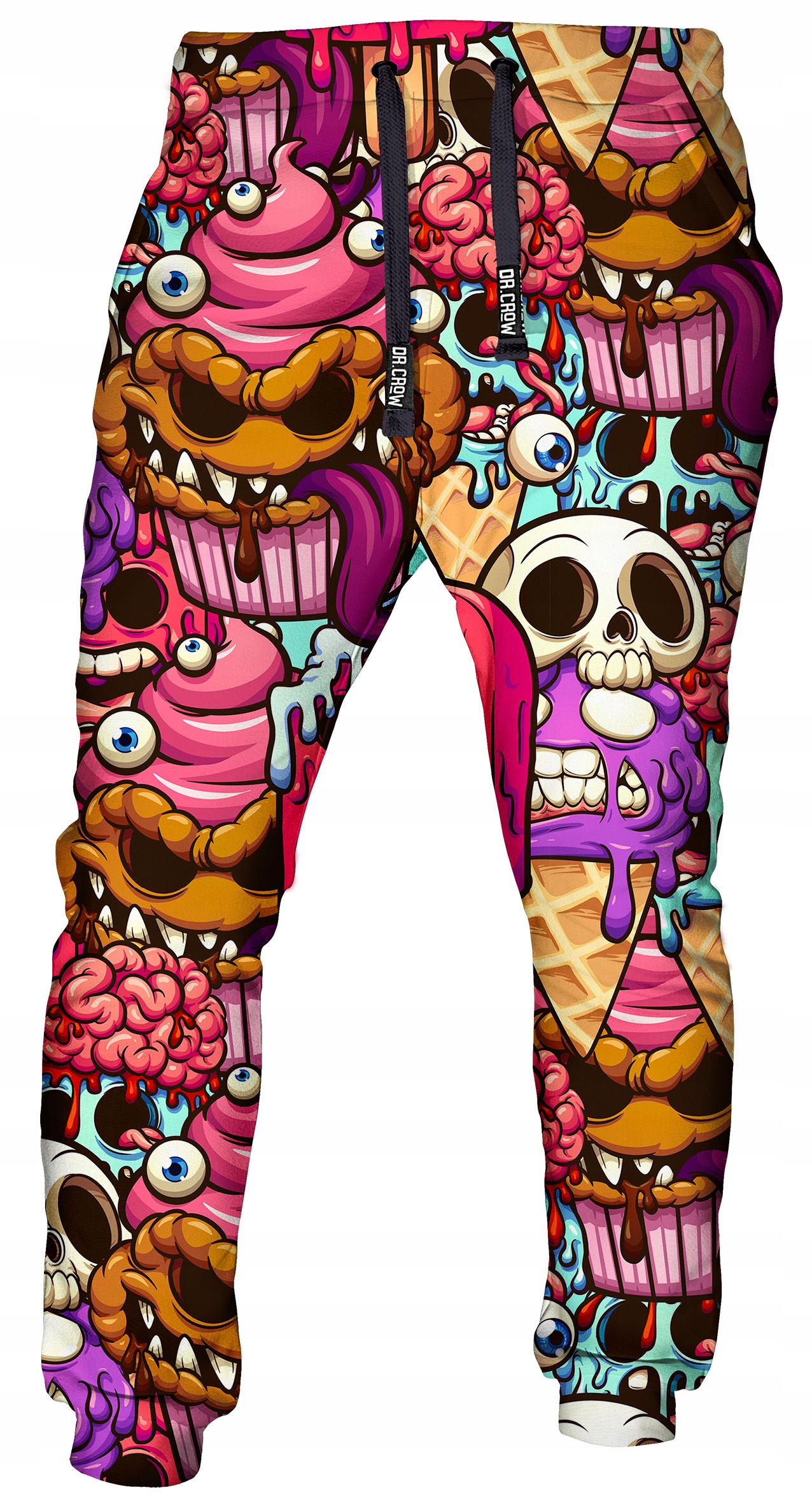 

M Spodnie Dresowe Print Dr.crow Dessert Monster L