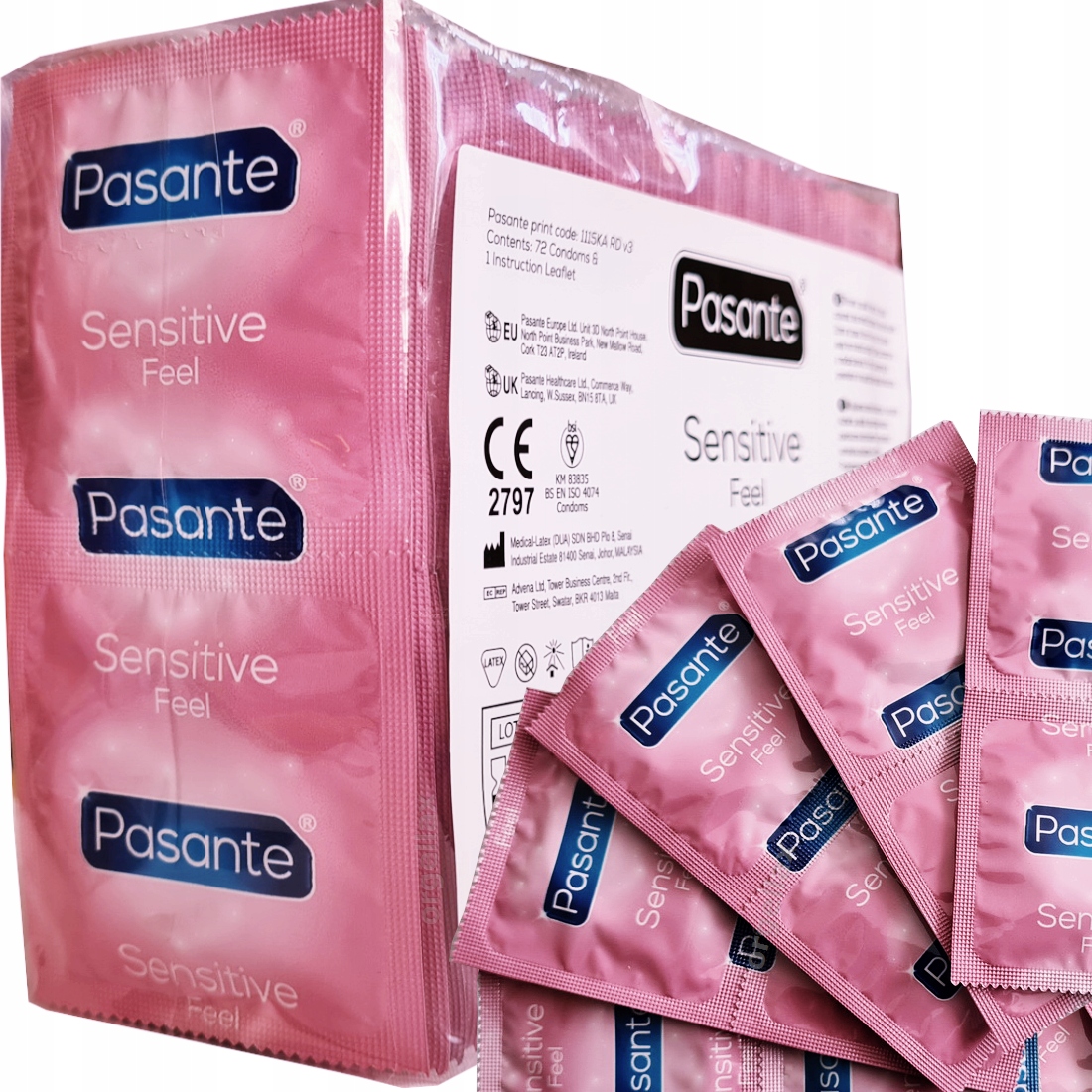 

72 Prezerwatywy Pasante Sensitive Feel