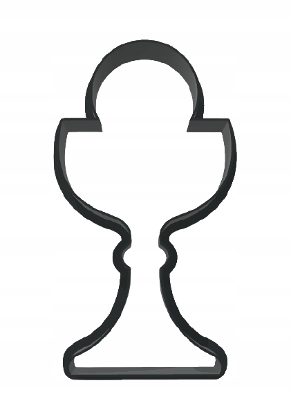 

Foremka do ciastek Kielich Z Hostią Komunia 10cm