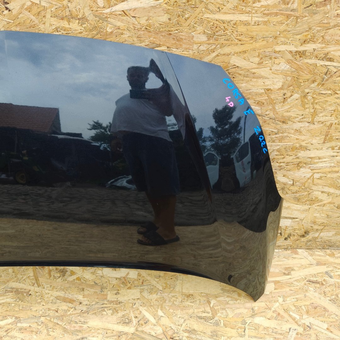 bonnet black OPEL CORSA E code LAKIERU Z22C originál part