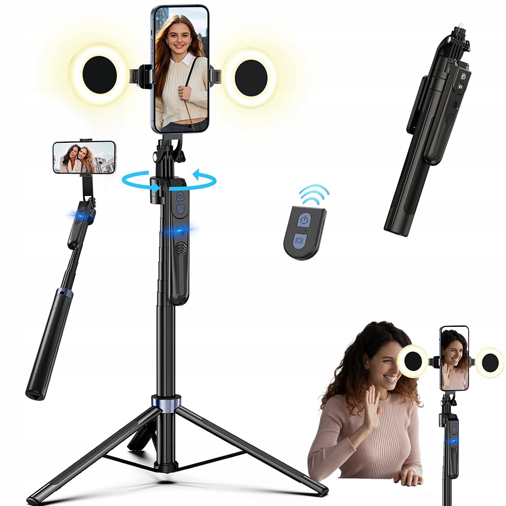 Stativ Tyč na Selfie Rozpoznávání obličeje pomocí umělé inteligence