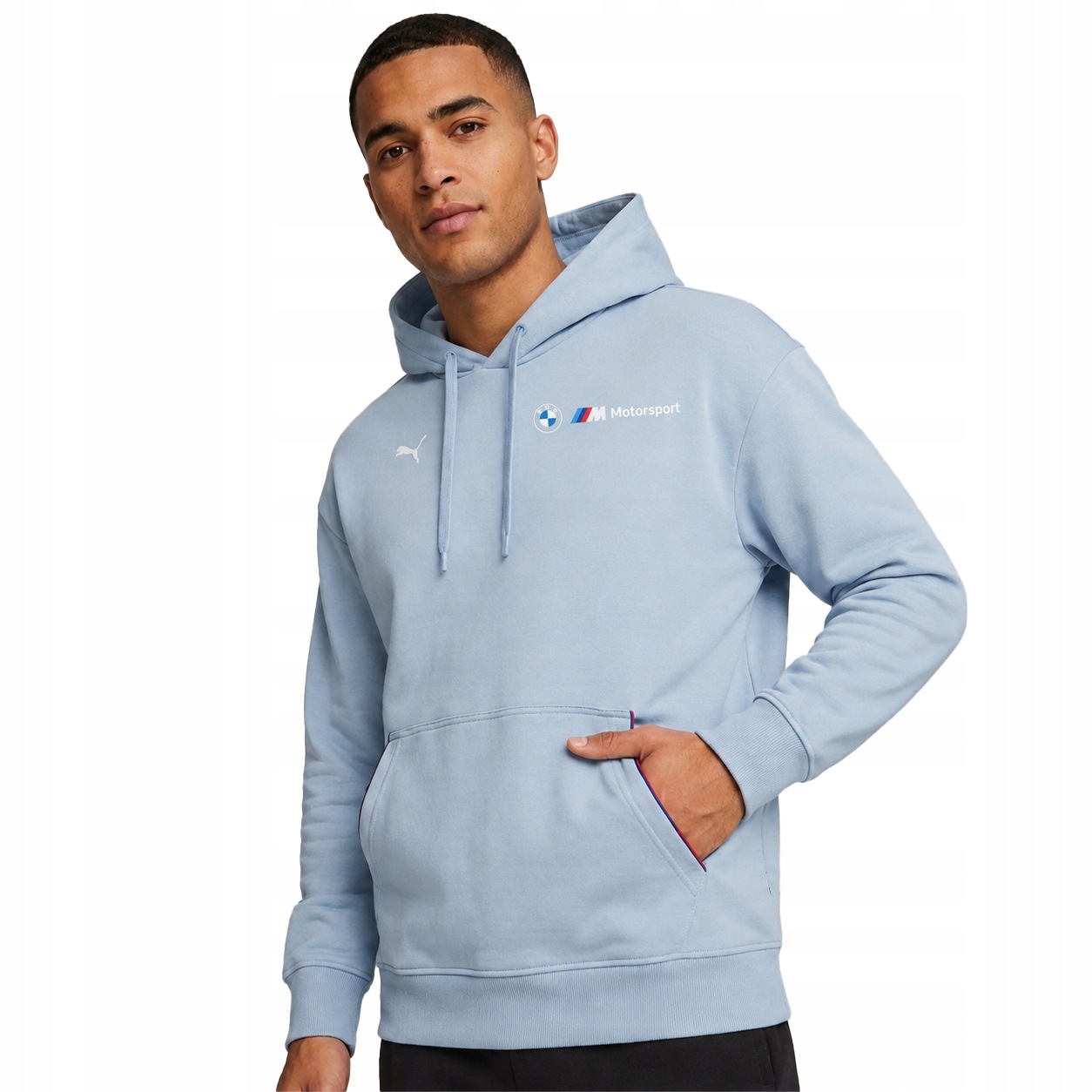 3449 Pánská Mikina Puma Klokanka S Kapucí Bavlněná Bmw Motorsport L