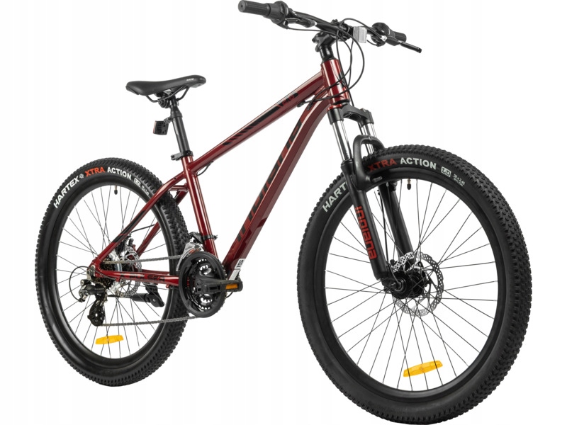 Rower młodzieżowy Indiana X-Pulser 2.6 26 cali dla chłopca Czerwony