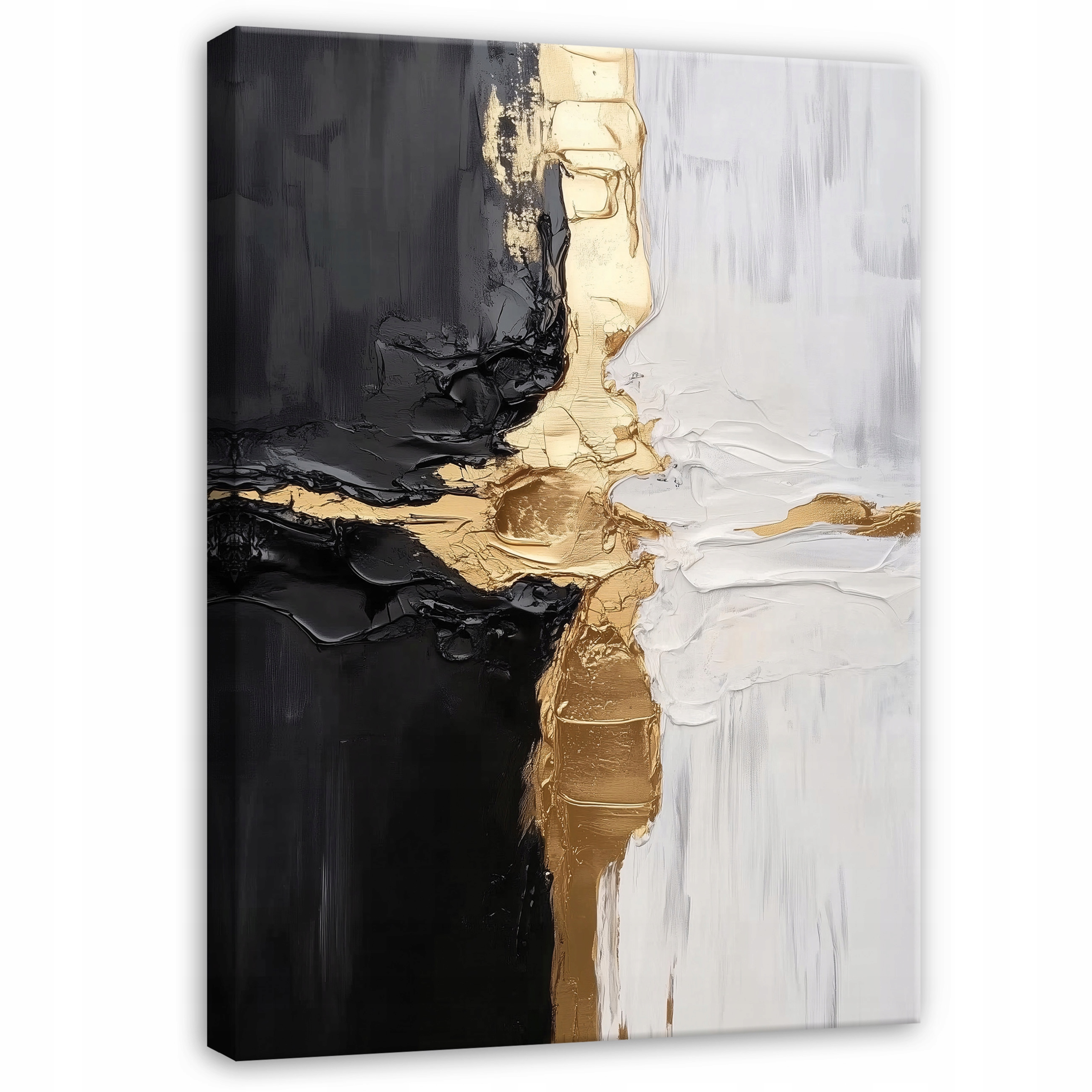 Obraz Abstrakce Zlatý Glamour Do Ložnice Obývacího Pokoje Kuchyně Na Plátně 100x70