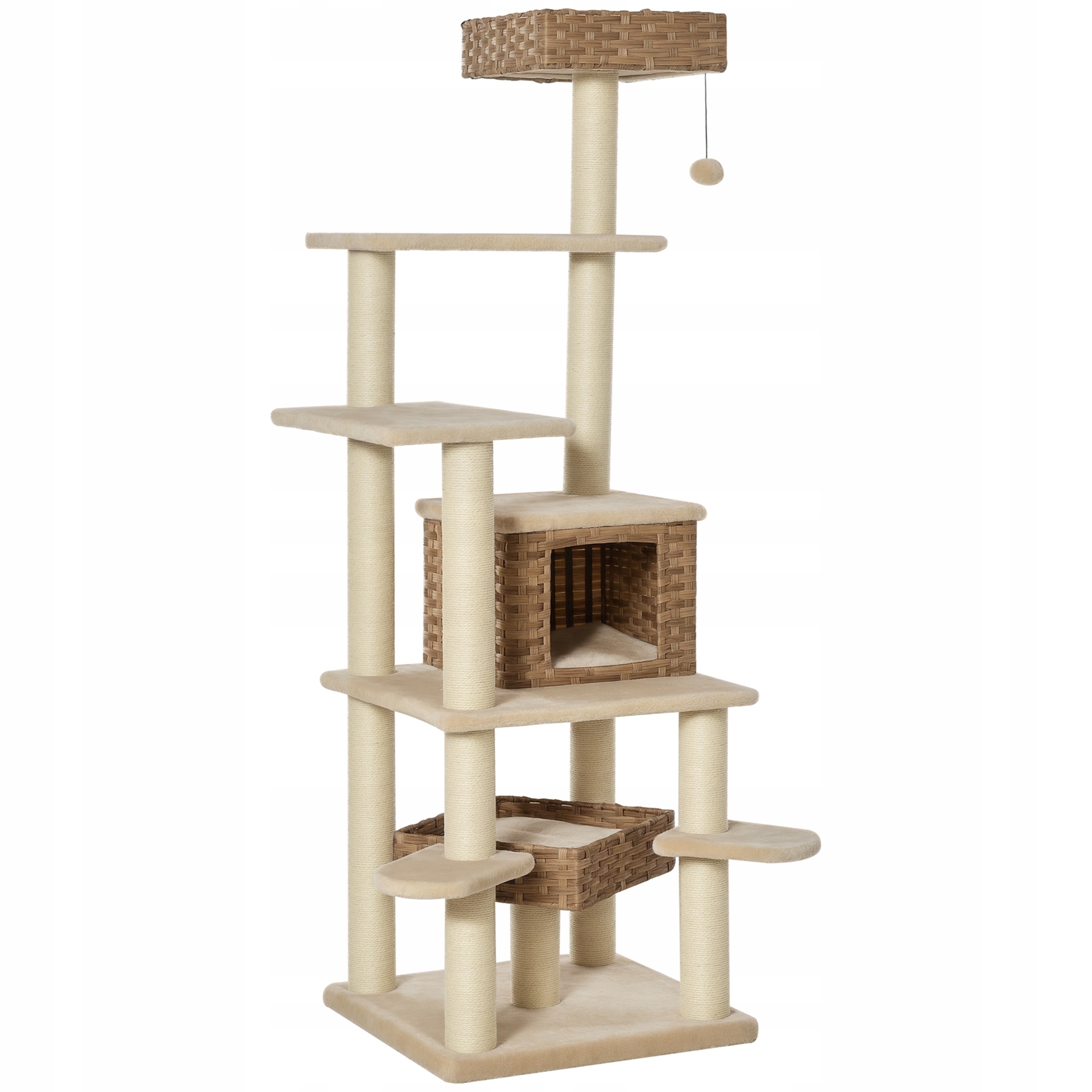 Drapak wysoki PawHut 161 220 cm