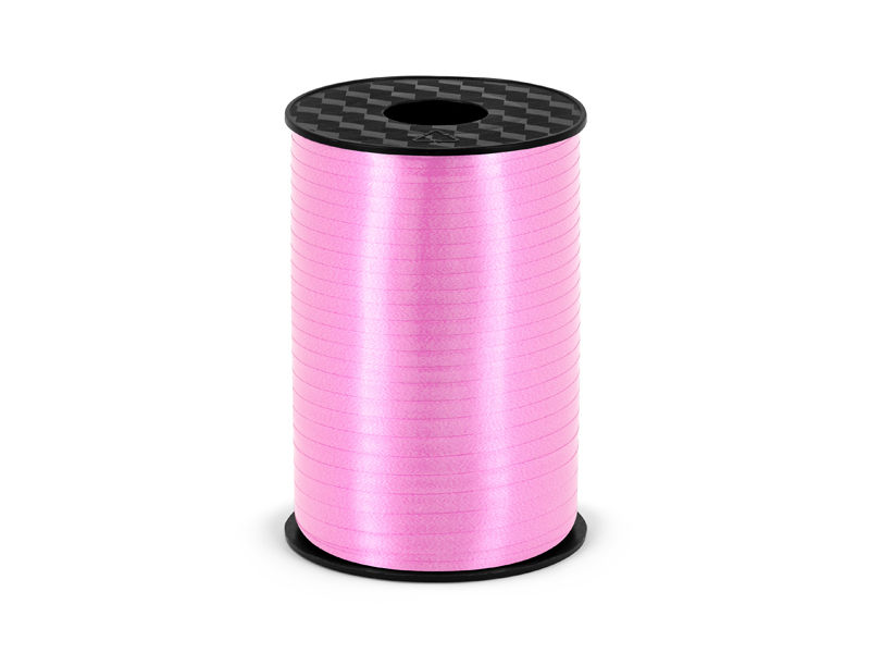 

Wstążka plastikowa, jasno różowa, 5mm/225m Party