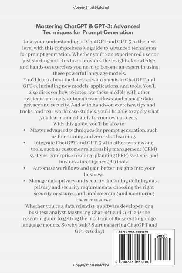 Solutions, AI Mastery Mastering ChatGPT and GPT-3: Advanced Techniques for Język publikacji angielski
