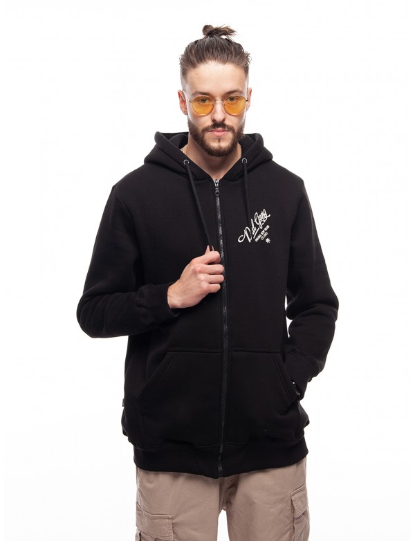 Mikina DIIL Gang Hoodie Zip Paisley Černá vel. M