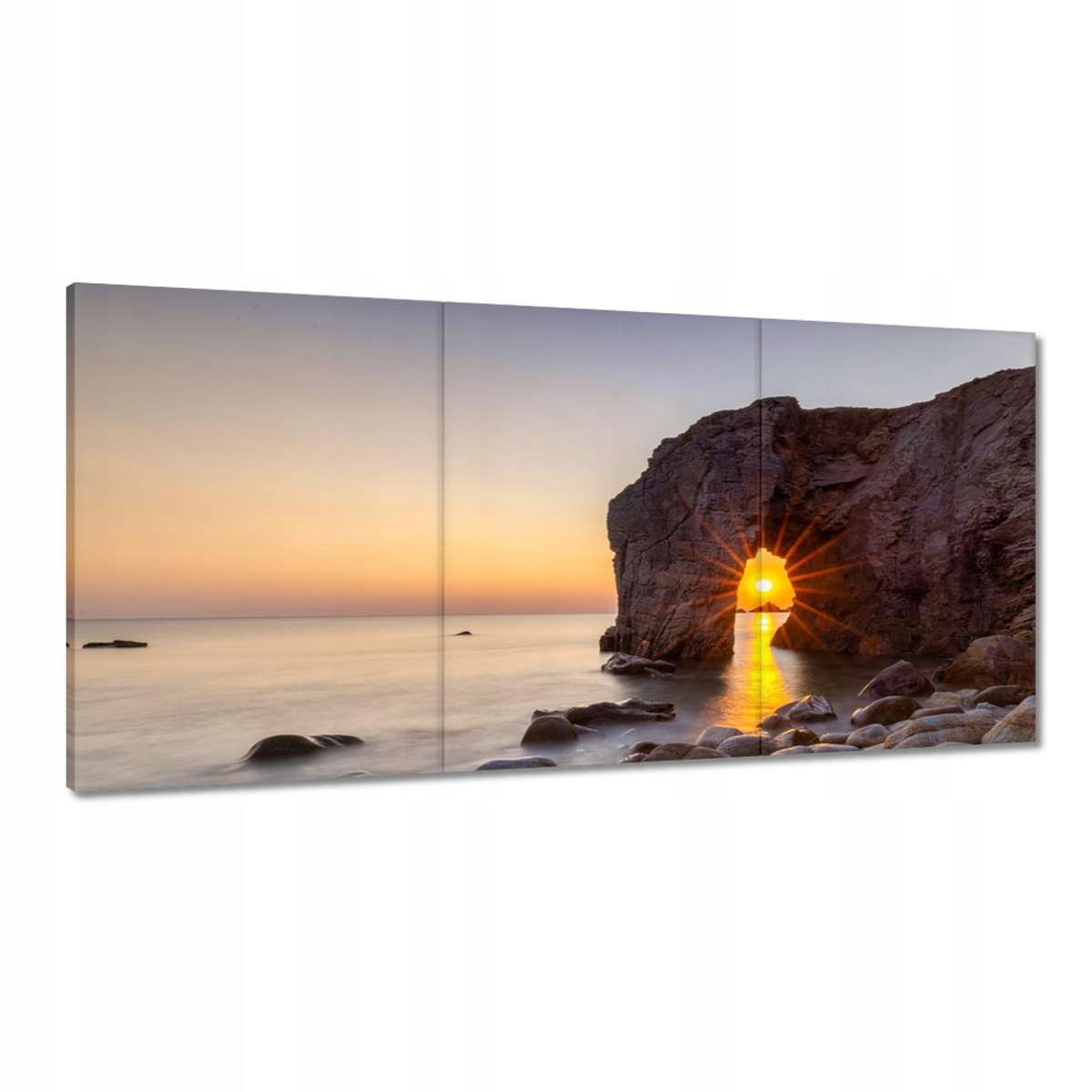 Obrazy 180x90 Západ slnka More Skaly