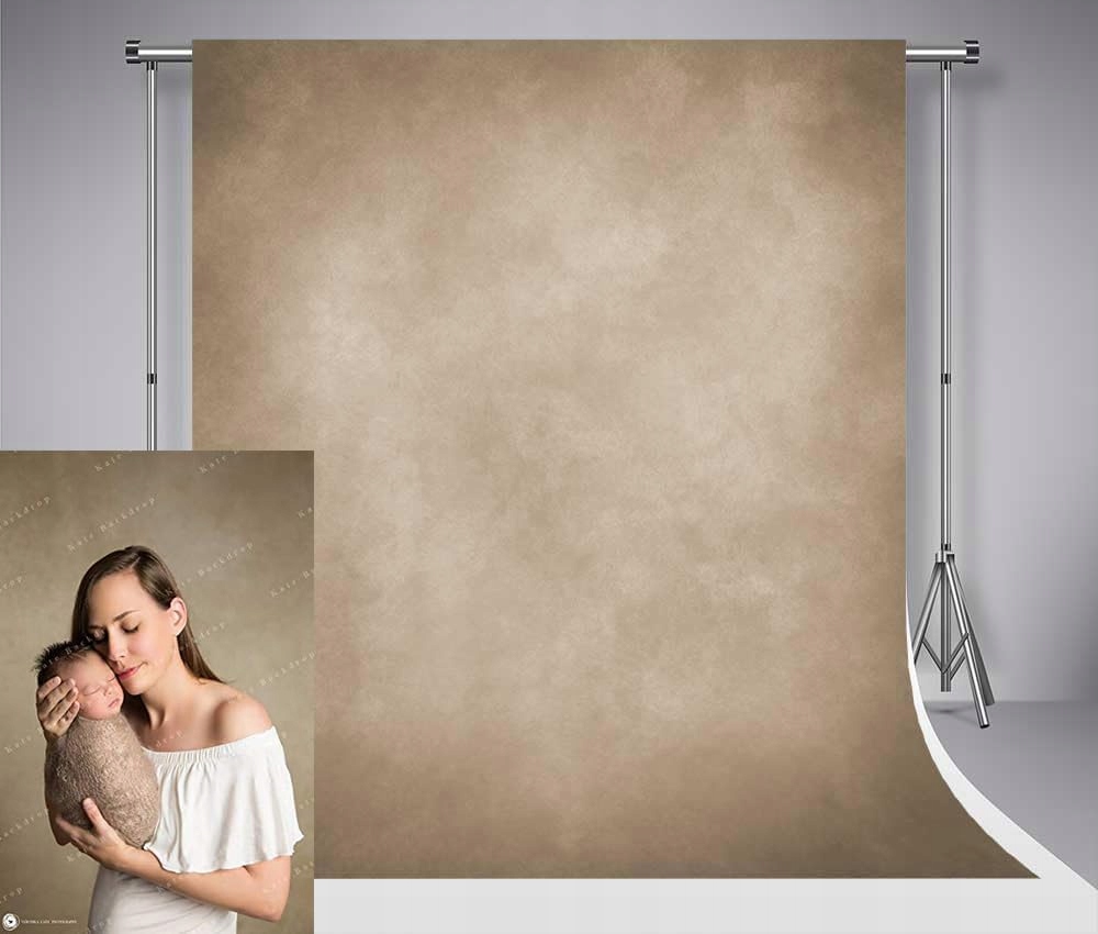Fotografické pozadí světle hnědé mikrovlákno 150x220cm portrét