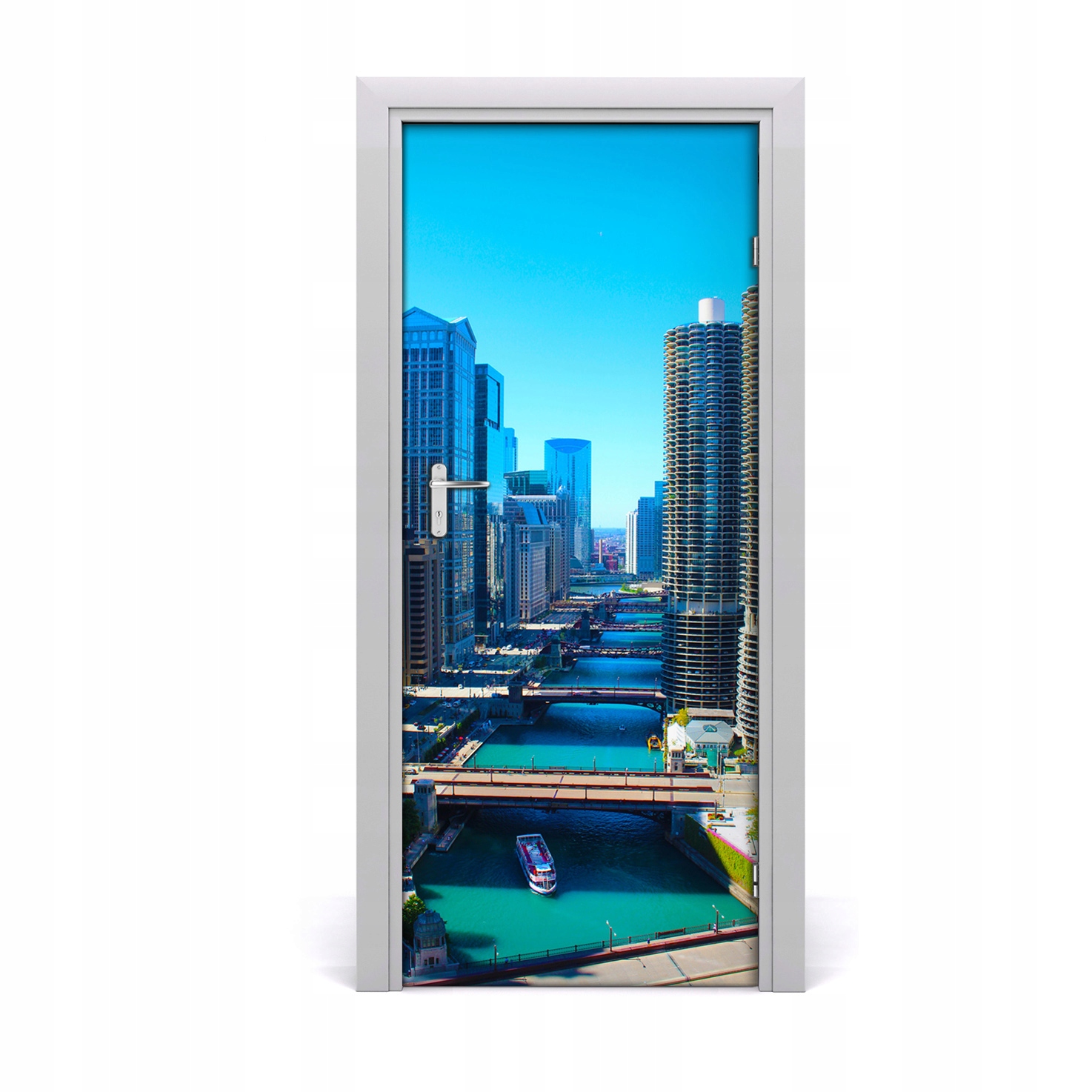 

Fototapeta samoprzylepna na drzwi Chicago Rzeka