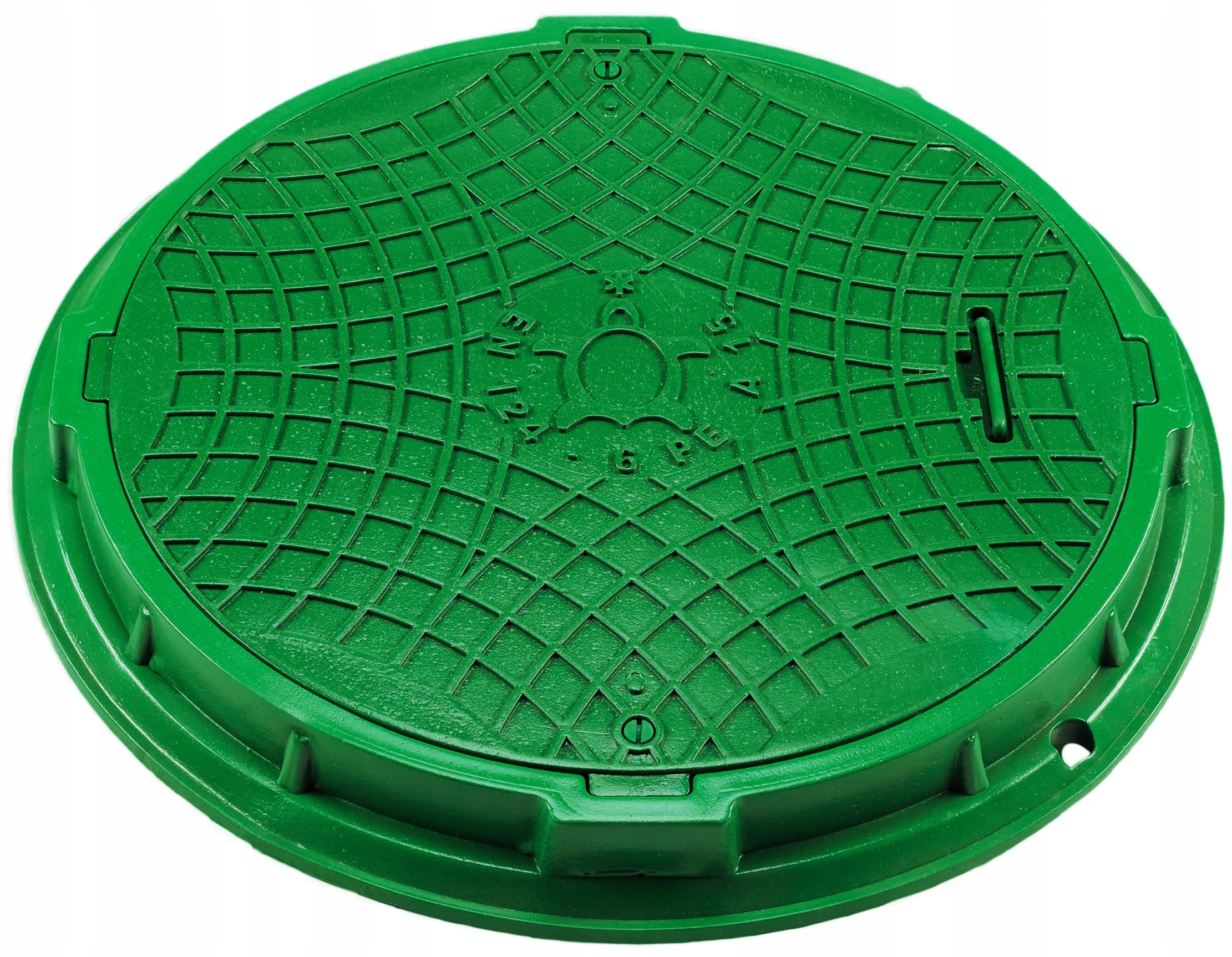 Pokrievka Poklop Do Studne Dekiel Ø600/750 A15 Eko Zelená Uzamykateľná