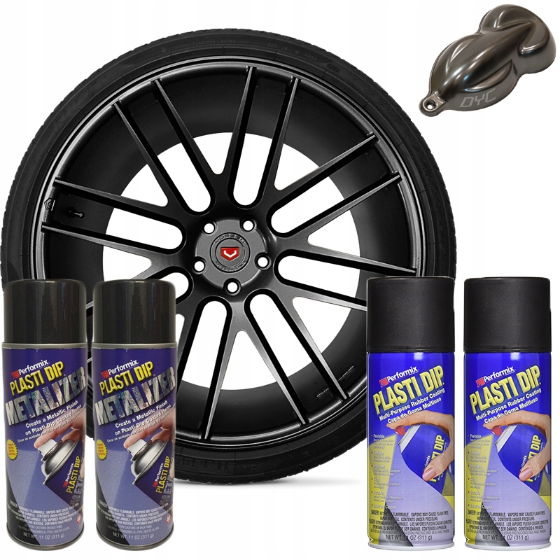PlastiDip Plasti Dip zestaw do felg Graphite Metal
