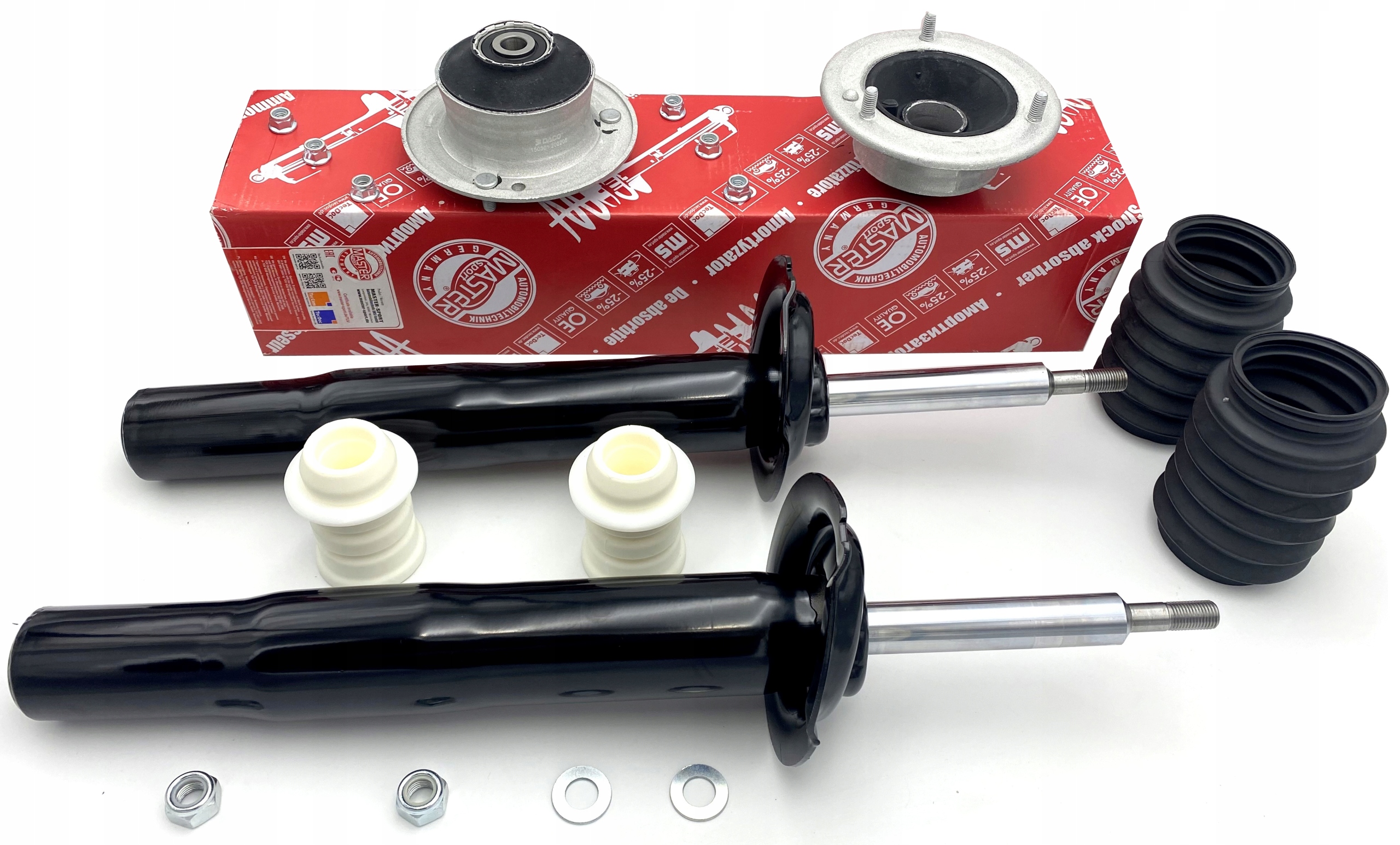 Amortyzatory Przód L+P Amortyzator Odboje Osłony Poduszki Do BMW 5 E60 E61