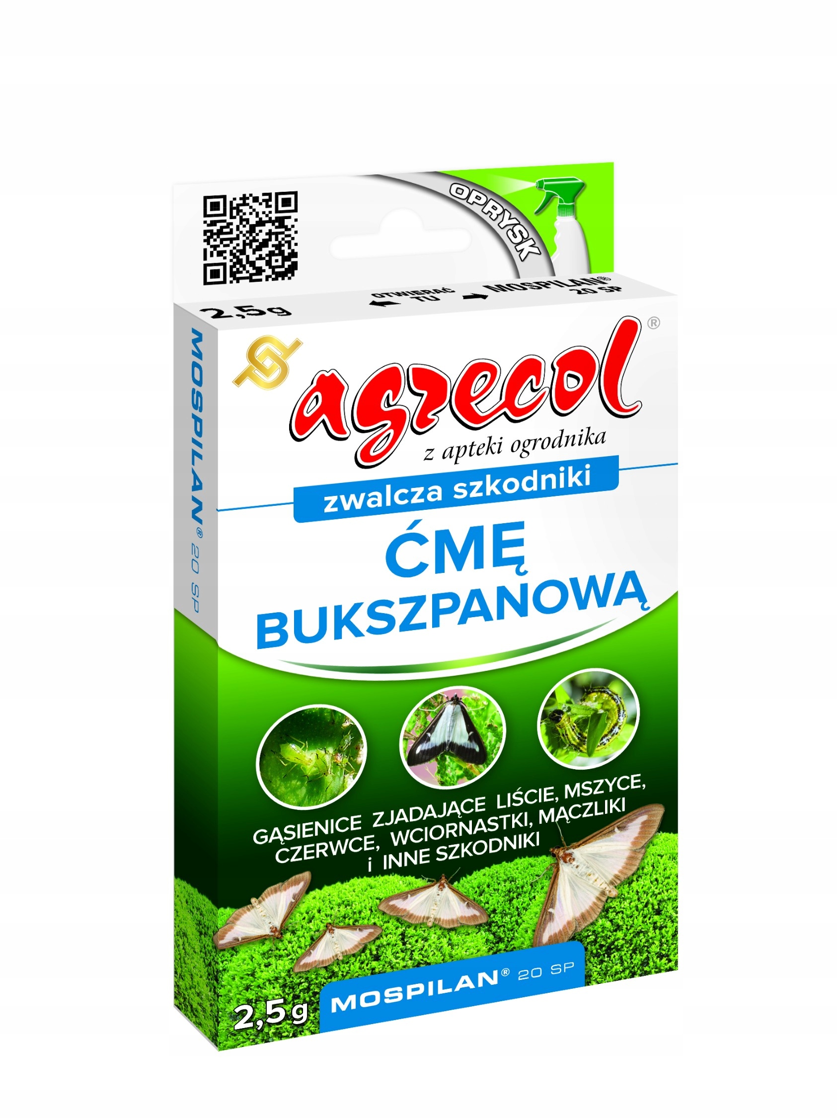 

Oprysk na Ćmę Bukszpanową Mospilan Mszyce 2,5g