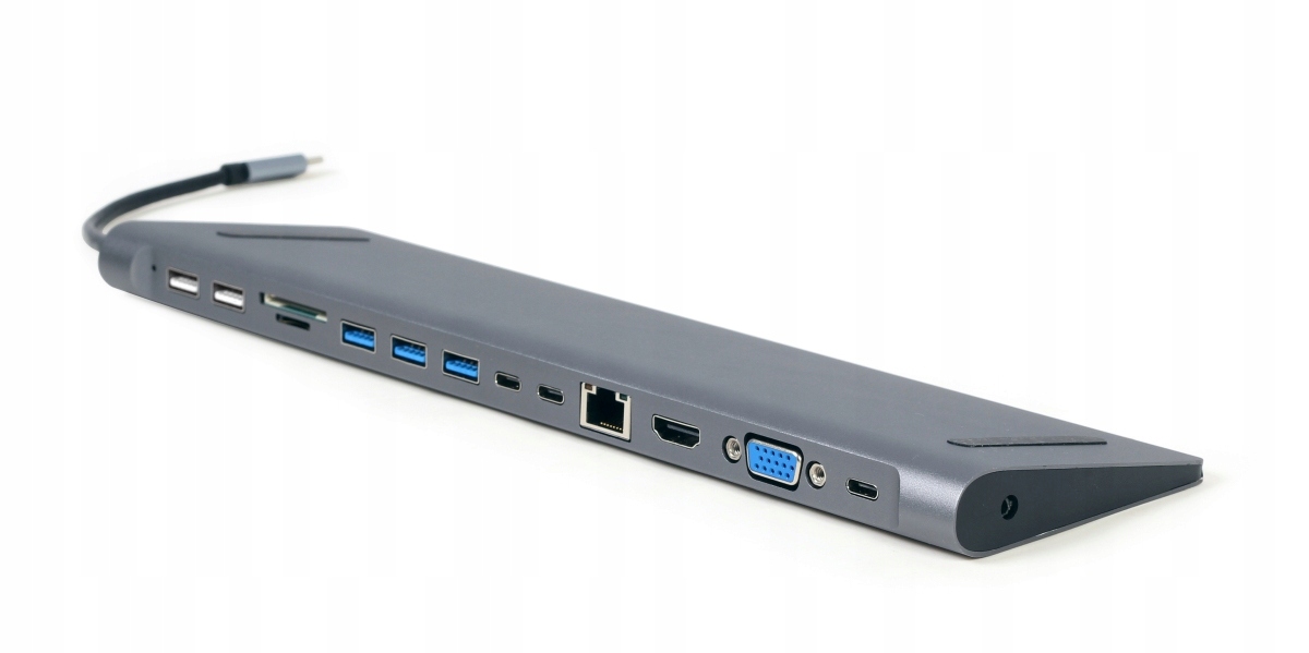 Gembird Multifunkčný Adaptér Usb Type-c 8V1 (usb Hub Hd