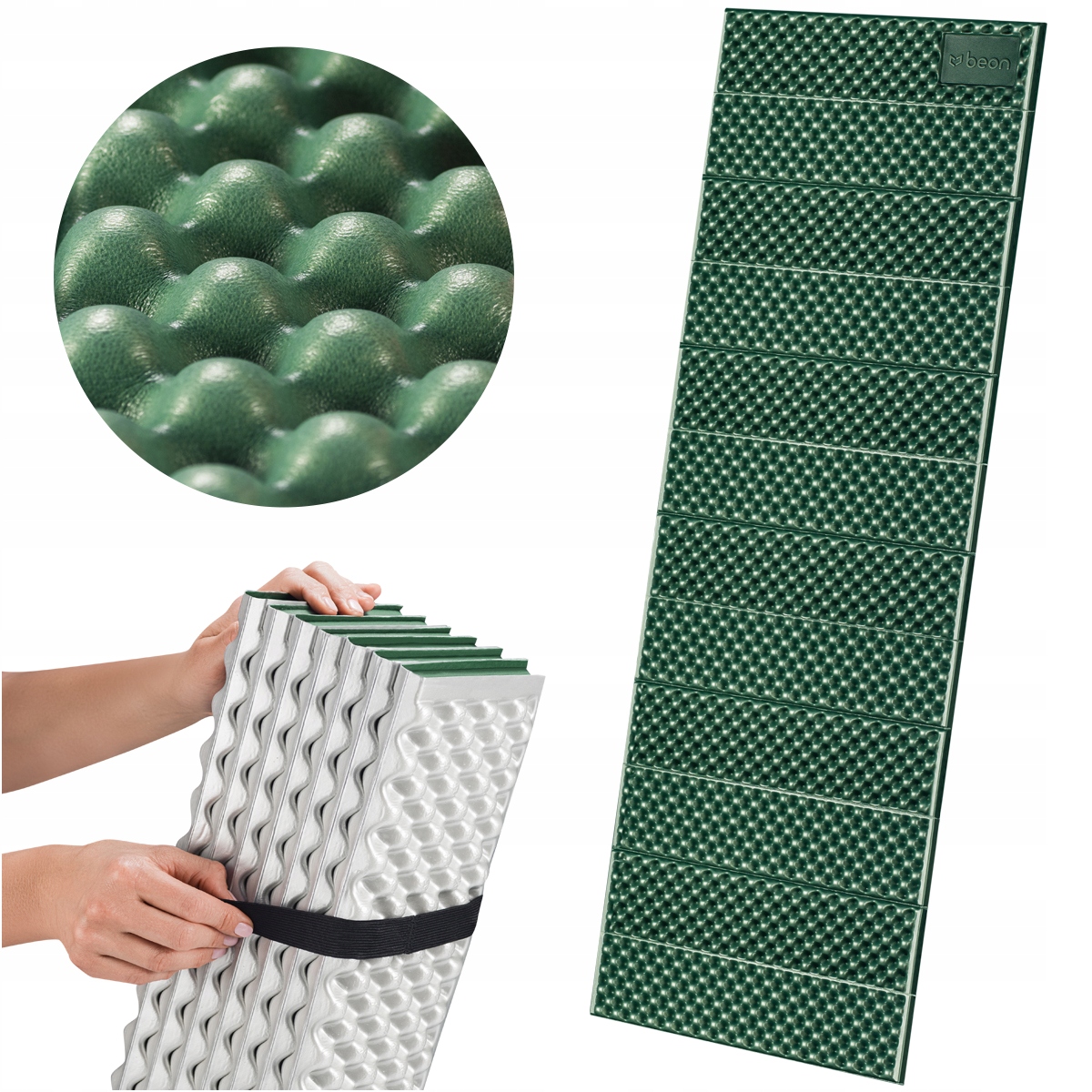 Skládací Karimatka Turistická Podložka Na Spaní Silná Vojenská Trekingová