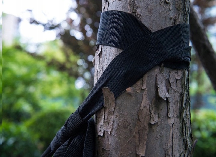 HAMAK Z MOSKITIERĄ TURYSTYCZNY SURVIVALOWY 260x140 Kolor dominujący khaki