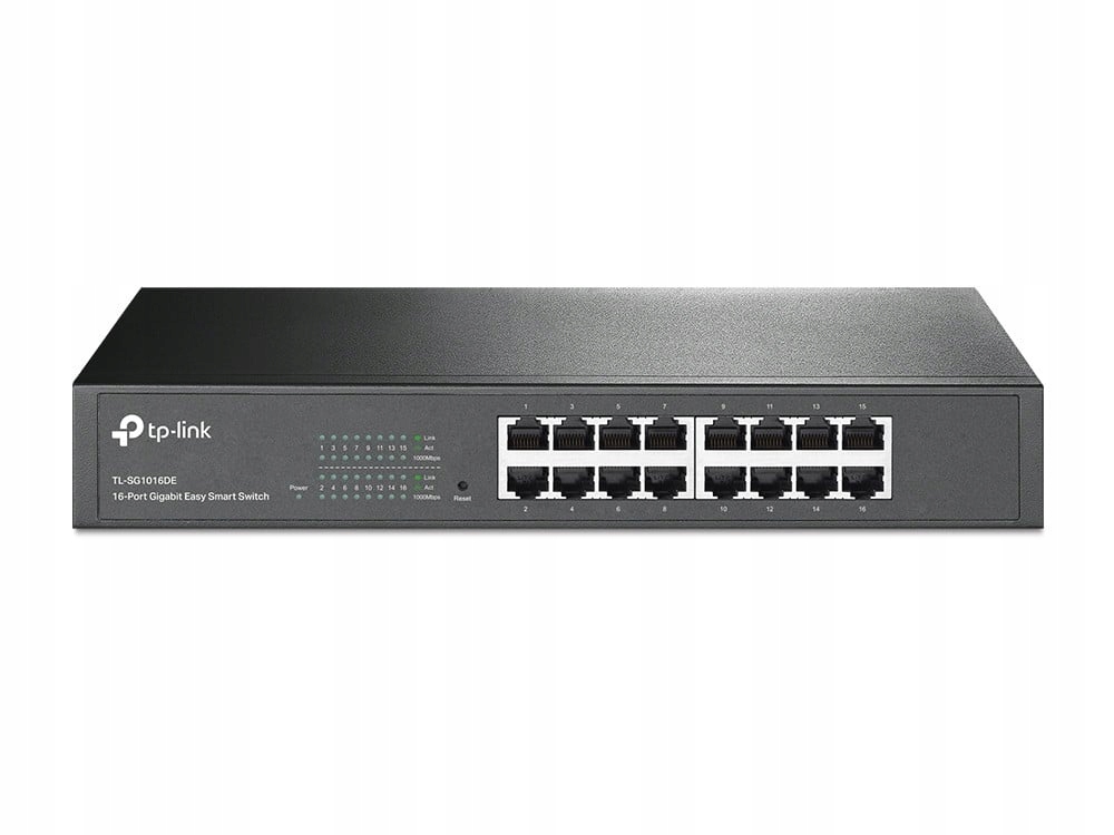 TP-Link TL-SG1016DE spravovateľný prepínač L2 Gigabit Ethernet