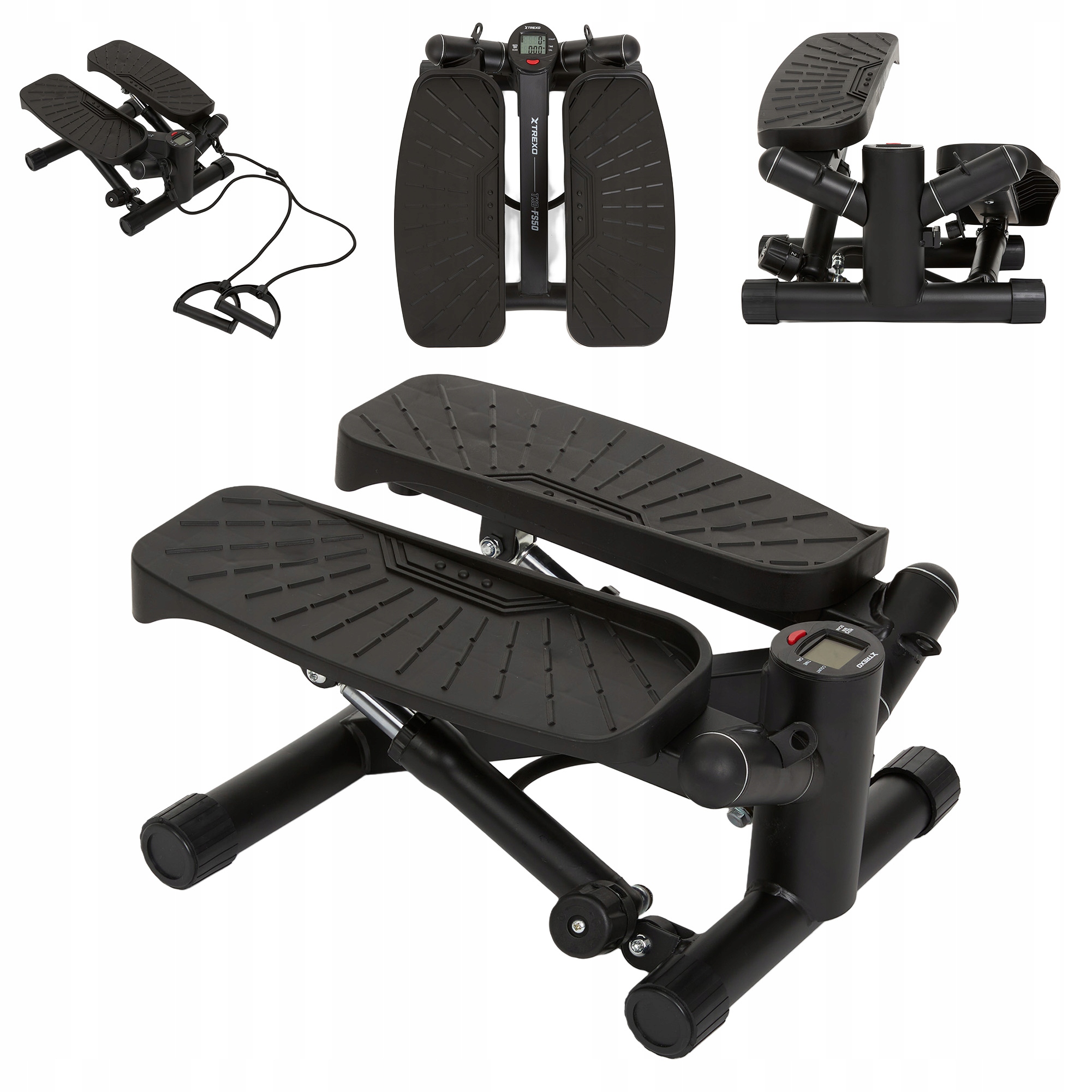 Otočný stepper Xtrexo FS50 Pro S Lanky Systém Odporu LCD displej