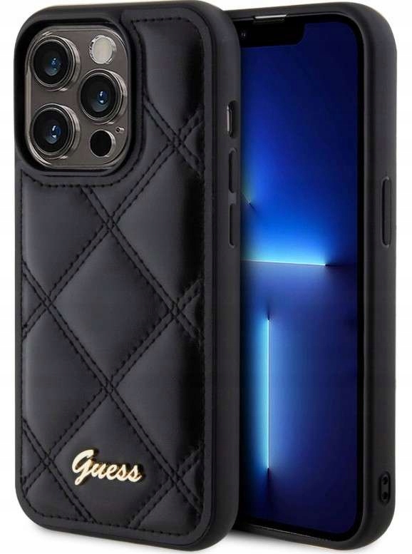 Pouzdro pouzdra kryt Guess pro Apple iPhone 15 Pro Max 6,7", černá barva