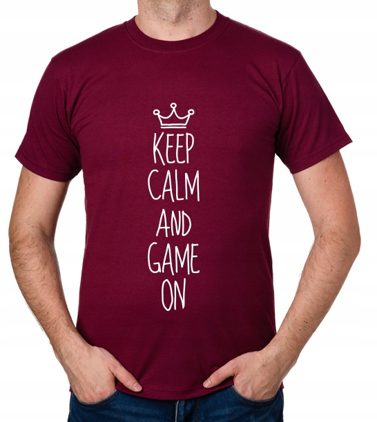 

koszulka Keep Calm And Game On prezent