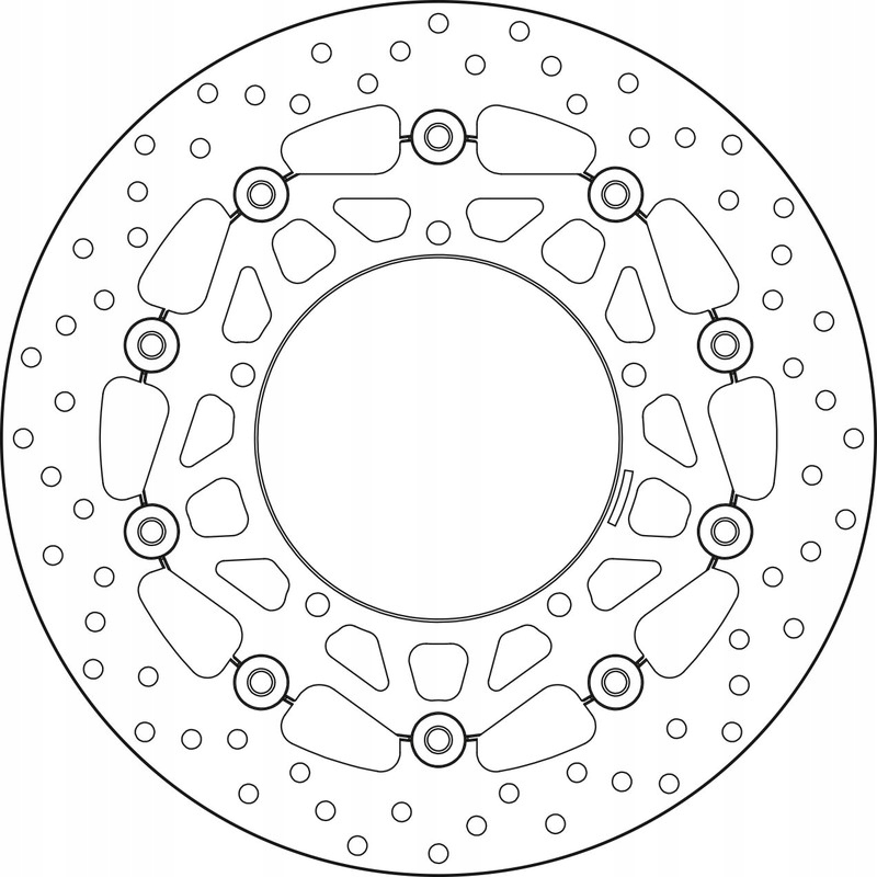Brzdový Kotúč Brembo Yamaha FZ1N YZF-R1 YZF-R6 MT-10 78B40871