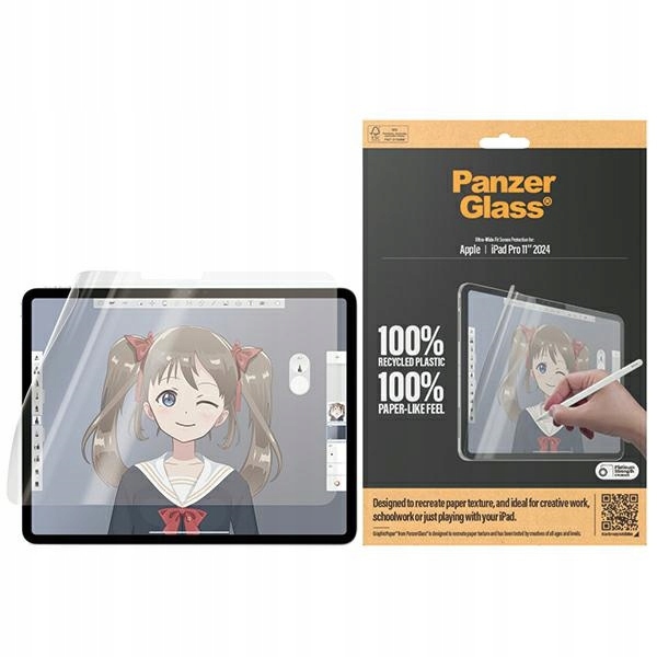 Fólie PanzerGlass pro iPad Pro 11" 2024 Ultra-Wide-Fit Screen Protection