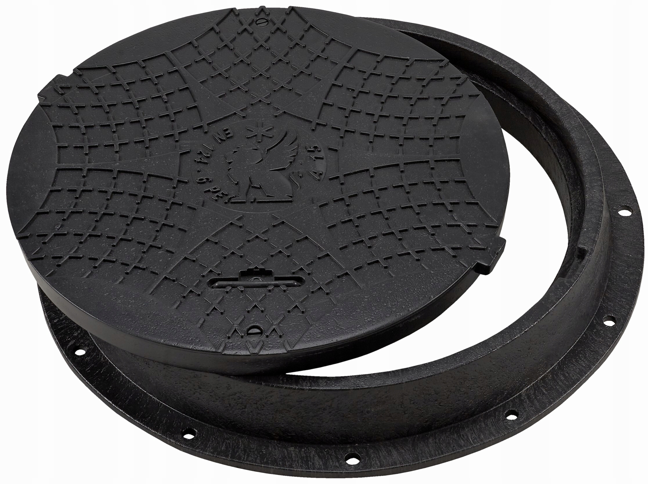 Kryt poklopu do žumpy Ø600/800 A15 Uzamykateľný 15 kN