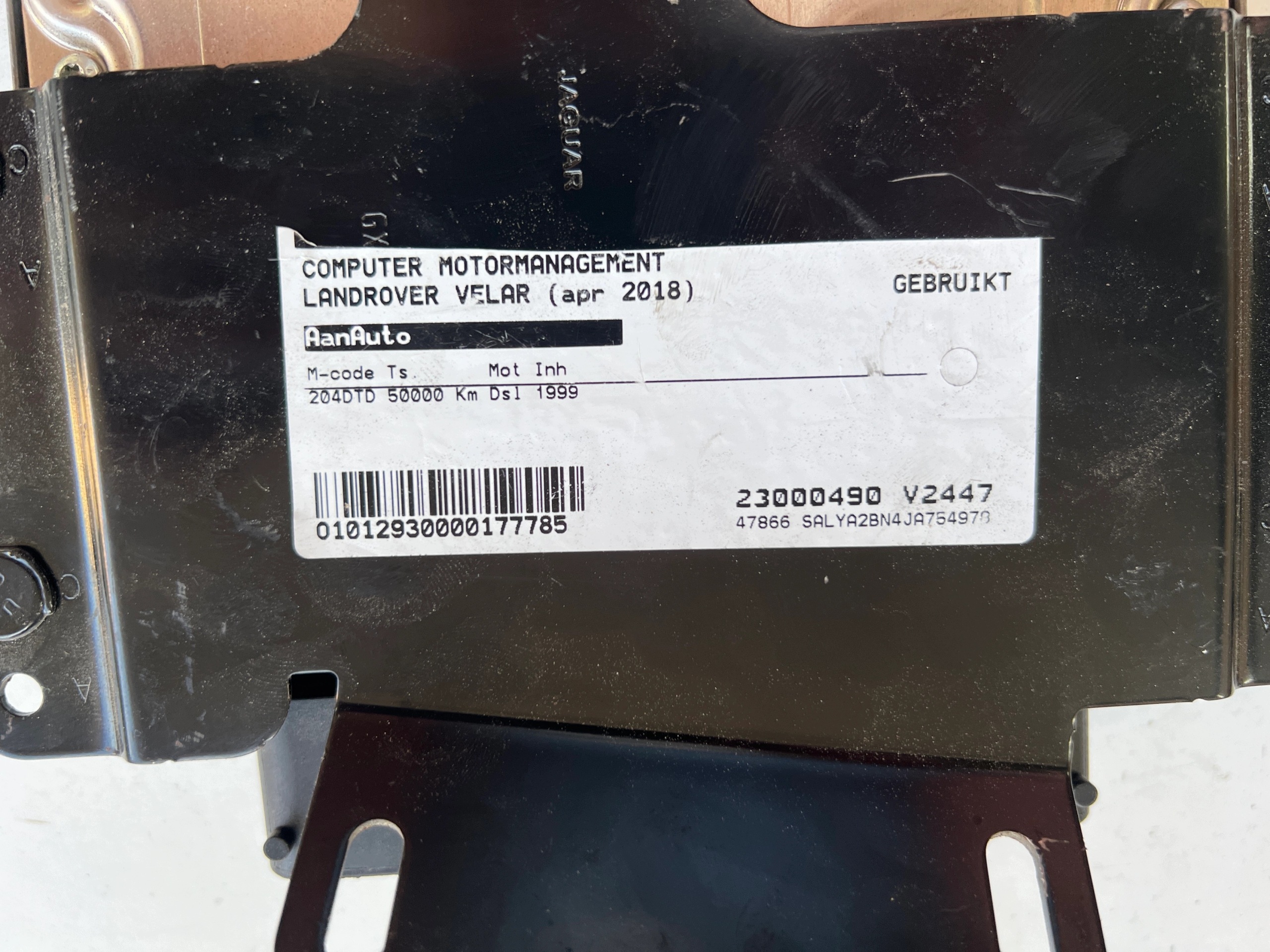RANGE ROVER VELAR 2.0 204DTD H7A3-12C520-FDC 0281034746 Ordinateur ECU